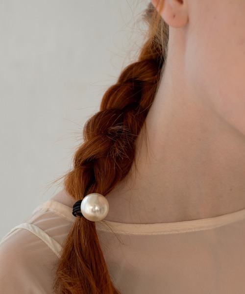 VATSURICA（バツリカ）の「〈VATSURICA〉バツリカ / パール ヘアゴム1（ヘアゴム・レディース・ホワイト・FREE）」の7枚目の写真