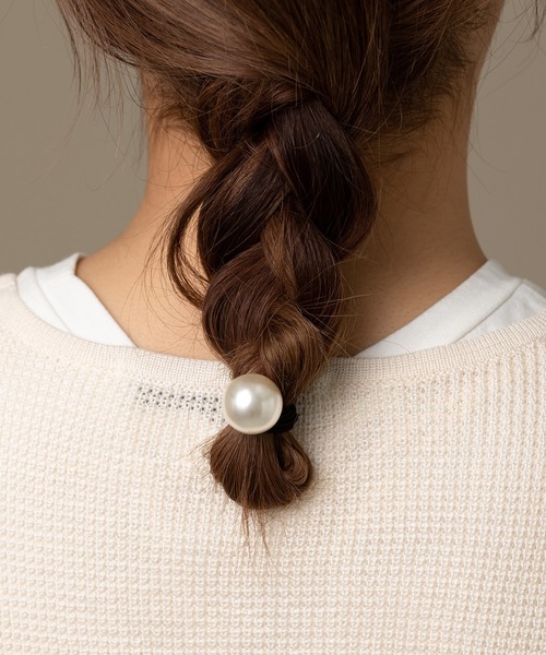 VATSURICA（バツリカ）の「〈VATSURICA〉バツリカ / パール ヘアゴム1（ヘアゴム・レディース・ホワイト・FREE）」の8枚目の写真