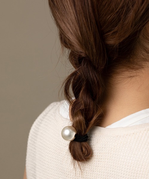 VATSURICA（バツリカ）の「〈VATSURICA〉バツリカ / パール ヘアゴム1（ヘアゴム・レディース・ホワイト・FREE）」の9枚目の写真