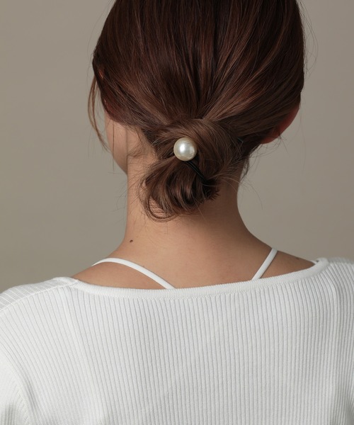 VATSURICA（バツリカ）の「〈VATSURICA〉バツリカ / パール ヘアゴム1（ヘアゴム・レディース・ホワイト・FREE）」の11枚目の写真