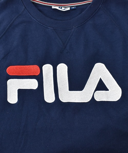 【ヴィンテージ古着】FILA / フィラ ロゴ刺繍 クルーネックスウェット（スウェット）｜FILA（フィラ）