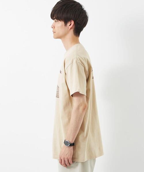 REGENCY WORKS（リージェンシーワークス）の「【別注】＜REGENCY WORKS×green label relaxing＞ドッグ Tシャツ（Tシャツ/カットソー・メンズ・ベージュ・M/L/XL）」の6枚目の写真