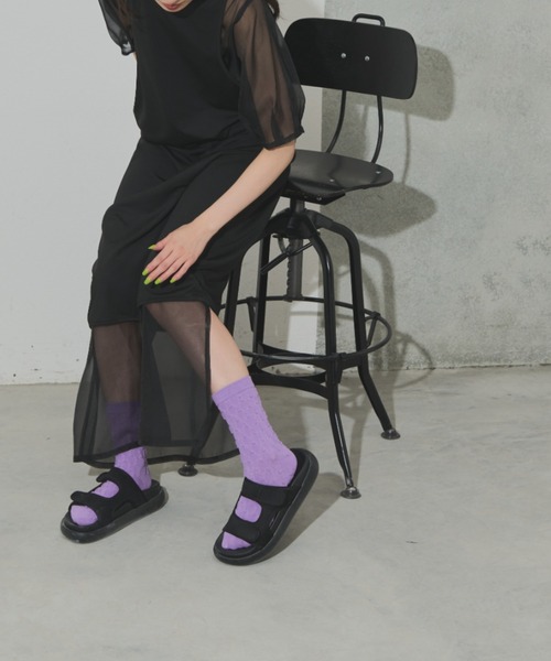 Solace（ソレイス）の「ナイロンイージーサンダル（サンダル・レディース・ブラック・M/L）」の8枚目の写真