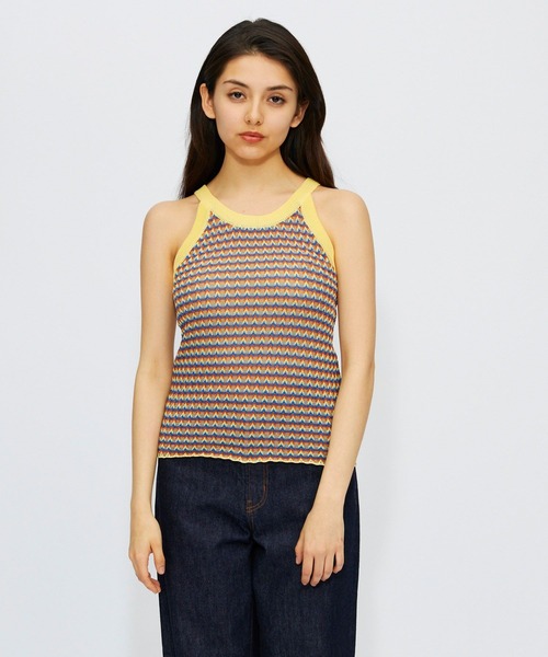 FOREVER 21(フォーエバー トゥエンティーワン)の「配色ボーダーニットアメスリタンク(タンクトップ・レディース・ブルー系その他/オレンジ系その他/オレンジ系その他2・SMALL/MEDIUM/LARGE)」の18枚目の写真