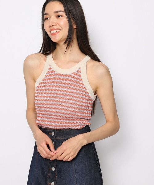 FOREVER 21(フォーエバー トゥエンティーワン)の「配色ボーダーニットアメスリタンク(タンクトップ・レディース・ブルー系その他/オレンジ系その他/オレンジ系その他2・SMALL/MEDIUM/LARGE)」の7枚目の写真