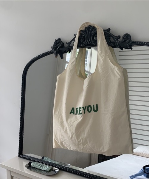 LAC-VERT（ラック・ヴェール）の「内ポケット付きナイロントートバッグ/エコバッグ（トートバッグ・レディース・ホワイト/ライトブルー/ブラック/イエロー/ピンク・FREE）」の16枚目の写真