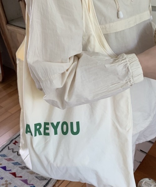 LAC-VERT（ラック・ヴェール）の「内ポケット付きナイロントートバッグ/エコバッグ（トートバッグ・レディース・ホワイト/ライトブルー/ブラック/イエロー/ピンク・FREE）」の21枚目の写真