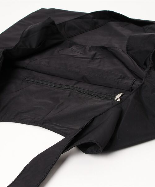 LAC-VERT（ラック・ヴェール）の「内ポケット付きナイロントートバッグ/エコバッグ（トートバッグ・レディース・ホワイト/ライトブルー/ブラック/イエロー/ピンク・FREE）」の6枚目の写真