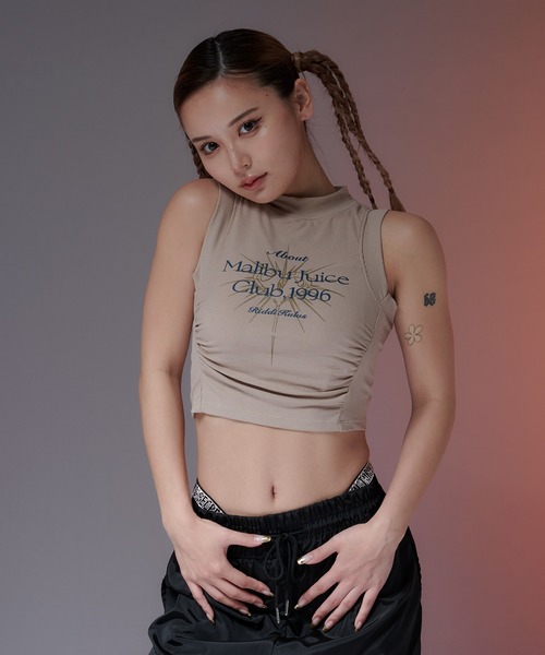 sedacle（セダクル）の「【SDG】ribbed tanktop（タンクトップ・レディース・ベージュ/ブラック/オフホワイト・FREE）」の18枚目の写真