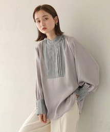 CLEIO | 【CLEIO】ピンタックサテンシャツ(シャツ/ブラウス)