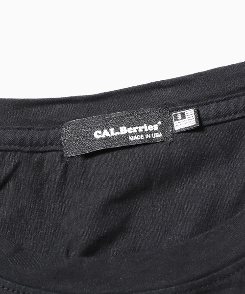CAL．Berries（カルベリーズ）の「CAL．Berries/カルベリーズ COATSAL TEE  ノースリーブTシャツ（タンクトップ・レディース・サンドベージュ/ブラック/レモンイエロー/ホワイト・S）」の6枚目の写真