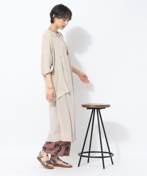 SHOO・LA・RUE（シューラルー）の「◆サッと羽織れる ボタンレス カーディガン（カーディガン/ボレロ・レディース・ホワイト系/ライトベージュ/ブルー/ダークオレンジ・00）」の12枚目の写真