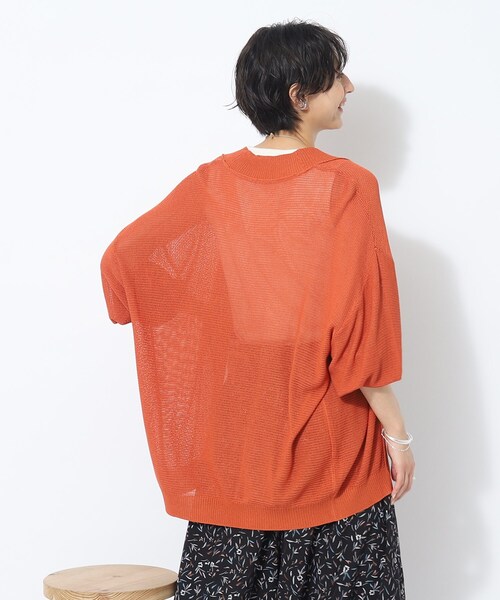 SHOO・LA・RUE（シューラルー）の「◆サッと羽織れる ボタンレス カーディガン（カーディガン/ボレロ・レディース・ホワイト系/ライトベージュ/ブルー/ダークオレンジ・00）」の22枚目の写真