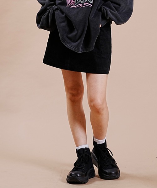 RVCA（ルーカ）の「RVCA/ルーカ ミニスカート コーデュロイ 無地