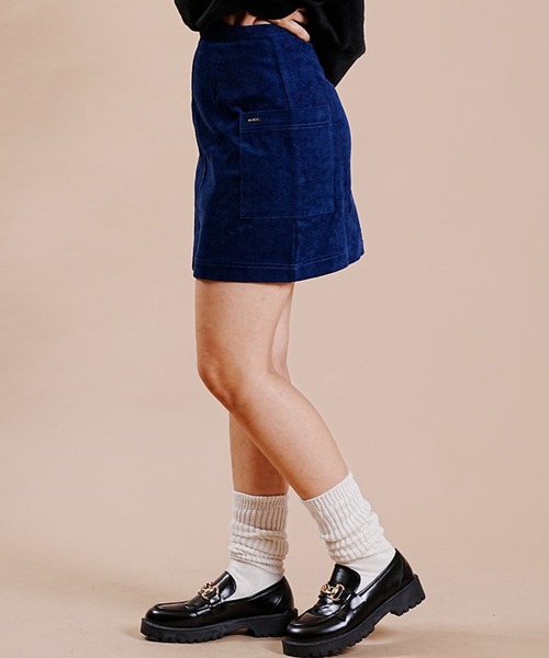 RVCA（ルーカ）の「RVCA/ルーカ ミニスカート コーデュロイ 無地