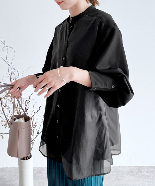 オーガンジーレイヤードブラウス（シャツ/ブラウス）｜reca（レカ）の