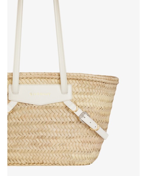 GIVENCHY（ジバンシイ）の「ヴォワイユー バスケット スモール ラフィア（トートバッグ・レディース・アイボリー/ブラック・FREE）」の8枚目の写真