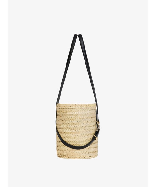 GIVENCHY ヴォワイユー バスケット スモール ラフィア Small Voyou basket bag in raffia in - ivory | Givenchy US