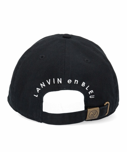 LANVIN en Bleu(ランバンオンブルー)の「"JL"ベースボール ローキャップ(キャップ・メンズ・ブラック・FREE)」の5枚目の写真