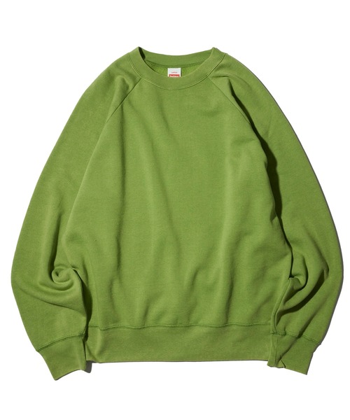 Healthknit(ヘルスニット)の「【Healthknit】CREW BLEACH PRODUCT PROCESSING SWEAT / ブリーチクルーネックスウェット(スウェット・メンズ・ブラック/オレンジ/ライトグリーン・MEDIUM/LARGE/X-LARGE)」の6枚目の写真