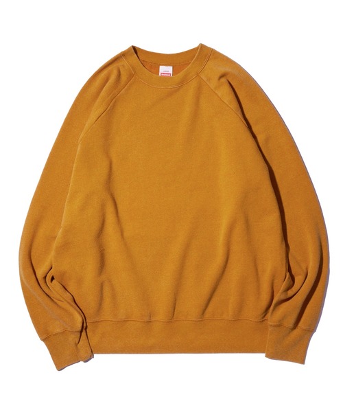 Healthknit(ヘルスニット)の「【Healthknit】CREW BLEACH PRODUCT PROCESSING SWEAT / ブリーチクルーネックスウェット(スウェット・メンズ・ブラック/オレンジ/ライトグリーン・MEDIUM/LARGE/X-LARGE)」の8枚目の写真