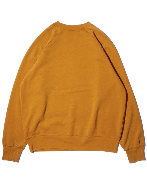 Healthknit(ヘルスニット)の「【Healthknit】CREW BLEACH PRODUCT PROCESSING SWEAT / ブリーチクルーネックスウェット(スウェット・メンズ・ブラック/オレンジ/ライトグリーン・MEDIUM/LARGE/X-LARGE)」の9枚目の写真
