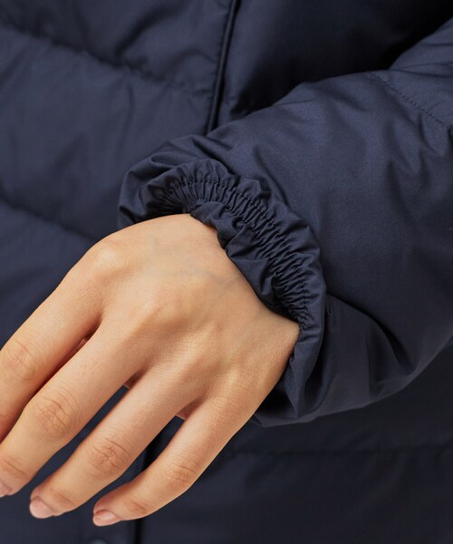 SHOO・LA・RUE(シューラルー)の「◆【着る 続く エコ】軽くて 洗える ライトダウンジャケット【CIRCRIC】(ダウンジャケット/コート・レディース・キャメル/ライトベージュ/ダークネイビー/ナチュラル・05/03/01/02/06/04)」の12枚目の写真