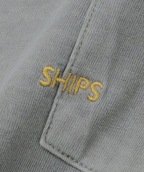 SHIPS(シップス)の「*SHIPS: マイクロ SHIPSロゴ オーバーダイ ポケット Tシャツ(Tシャツ/カットソー・メンズ・ライトグレー/ナチュラル/ダークグレー/ベージュ/ネイビー・SMALL/MEDIUM/LARGE/X-LARGE)」の12枚目の写真