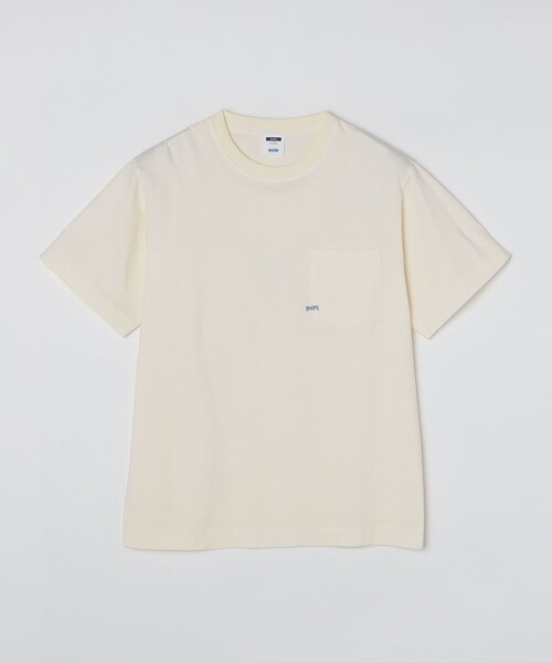 SHIPS(シップス)の「*SHIPS: マイクロ SHIPSロゴ オーバーダイ ポケット Tシャツ(Tシャツ/カットソー・メンズ・ライトグレー/ナチュラル/ダークグレー/ベージュ/ネイビー・SMALL/MEDIUM/LARGE/X-LARGE)」の14枚目の写真