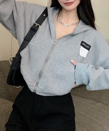 simple　ZIP　hoodie