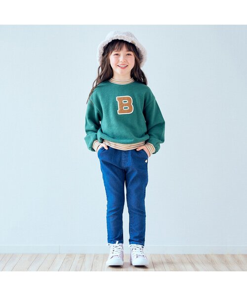 apres les cours（アプレレクール）の「リバーシブルファーバケットハット（ハット・キッズ・ブラウン/アイボリー・54/48/50/52）」の4枚目の写真