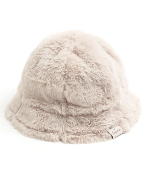 apres les cours（アプレレクール）の「リバーシブルファーバケットハット（ハット・キッズ・ブラウン/アイボリー・54/48/50/52）」の10枚目の写真