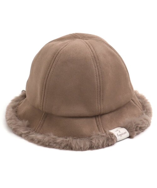 apres les cours（アプレレクール）の「リバーシブルファーバケットハット（ハット・キッズ・ブラウン/アイボリー・54/48/50/52）」の13枚目の写真
