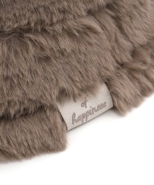 apres les cours（アプレレクール）の「リバーシブルファーバケットハット（ハット・キッズ・ブラウン/アイボリー・54/48/50/52）」の17枚目の写真