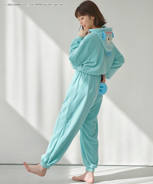 YU'NOW（ユナウ）の「【sanrio】着ぐるみパイルフリースルームウエア