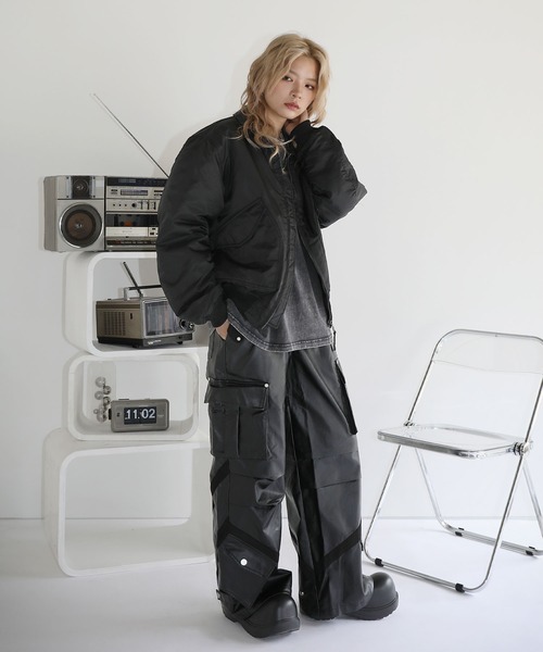 MSG（エムエスジー）の「Buyer's Select/CWU-45Pフライトジャケット（ミリタリージャケット・メンズ・ブラック/ベージュ/ライトグレー/カーキ・L/M/LL）」の8枚目の写真