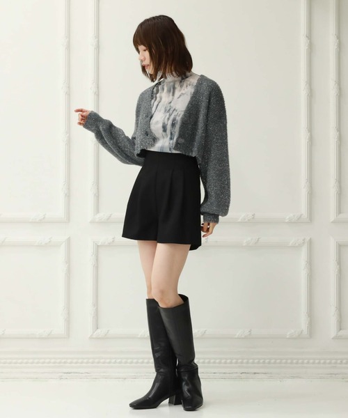 archives（アルシーヴ）の「ＨＷタックショートパンツ（その他パンツ・レディース・チャコールグレー/ブラック/アイボリー・MEDIUM）」の17枚目の写真