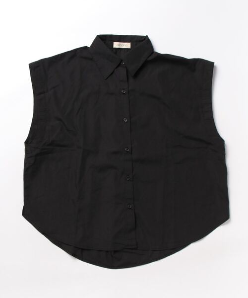 aimoha（アイモハ）の「2WAY袖取り外しオーバーシャツ（シャツ/ブラウス・レディース・ネイビー/ブルー/モカ/ブラック・FREE）」の16枚目の写真