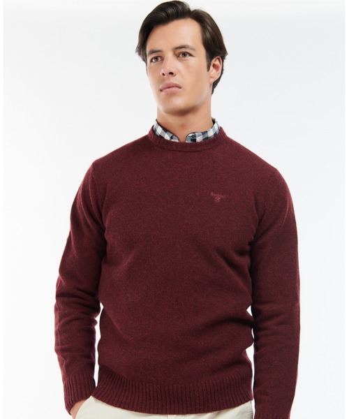 Barbour（バブアー）の「Newbury ラムズ ウール クルーネック ニット