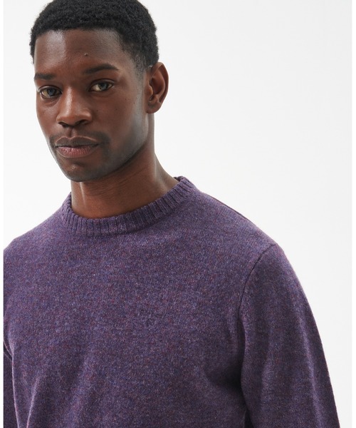 Barbour（バブアー）の「Newbury ラムズ ウール クルーネック ニット