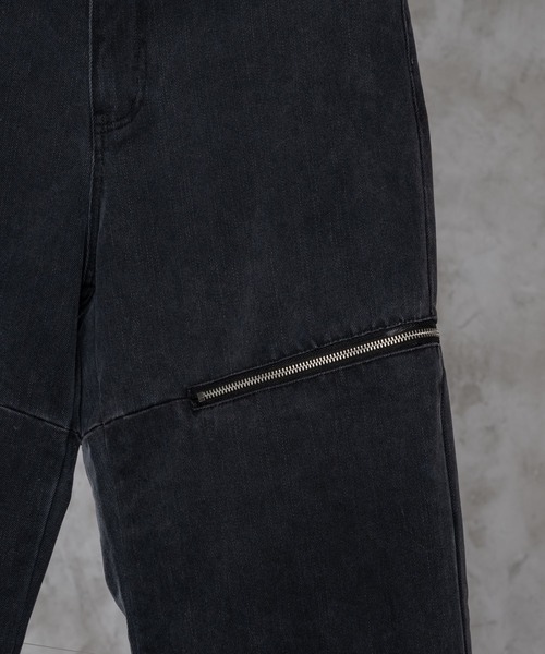 ADRER（アドラー）の「double zip straight denim / ダブルジップストレートデニム（デニムパンツ・メンズ・グレー/ブラック・SMALL/MEDIUM/LARGE/X-SMALL）」の20枚目の写真