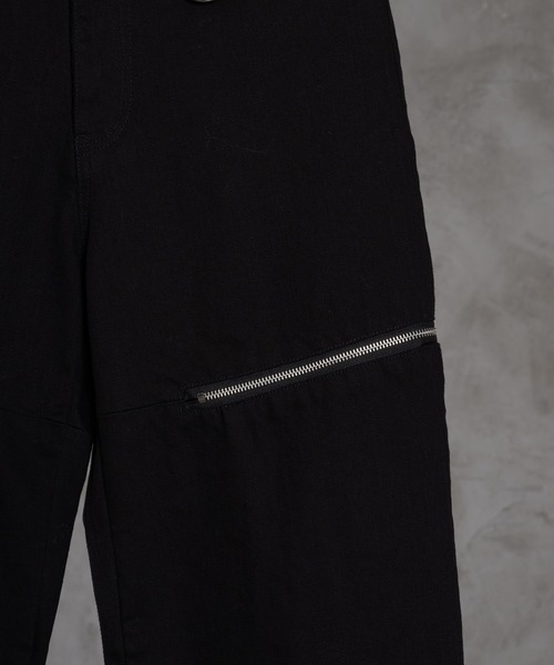 double zip straight denim / ダブルジップストレートデニム（デニム