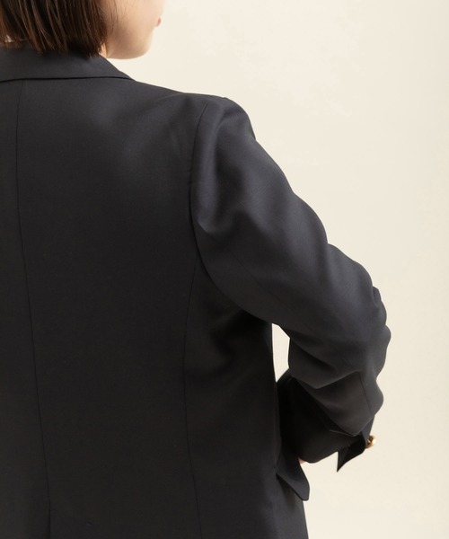 CHILD WOMAN（チャイルドウーマン）の「2/72トロ ダブル釦紺ブレザー（テーラードジャケット・レディース・ネイビー・FREE）」の10枚目の写真