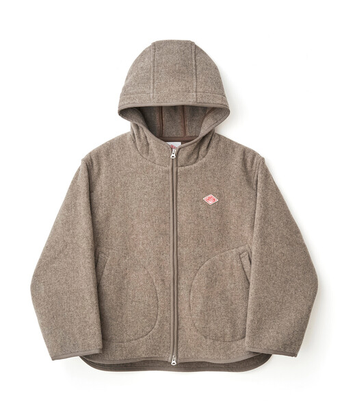 DANTON（ダントン）の「WOMEN'S WOOL LIGHT PILE HOODED JACKET
