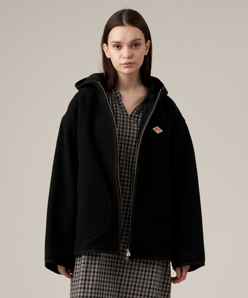 DANTON（ダントン）の「WOMEN'S WOOL LIGHT PILE HOODED JACKET