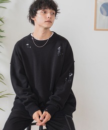 WEGO | WEGO/【23年秋冬新作】ダメージニットプルオーバー(ニット/セーター)