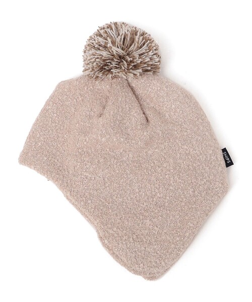 SHIPS(シップス)の「SHIPS KIDS:ベビー ふわもこ 無地 ニットキャップ(ニットキャップ/ビーニー・キッズ・ネイビー/シルバーグレー/ピンク/ベージュ/ピンク系その他/ベージュ系その他・ONE SIZE)」の1枚目の写真
