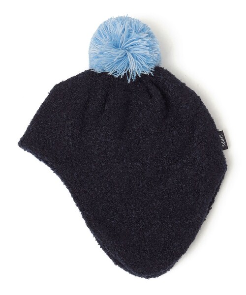 SHIPS(シップス)の「SHIPS KIDS:ベビー ふわもこ 無地 ニットキャップ(ニットキャップ/ビーニー・キッズ・ネイビー/シルバーグレー/ピンク/ベージュ/ピンク系その他/ベージュ系その他・ONE SIZE)」の4枚目の写真