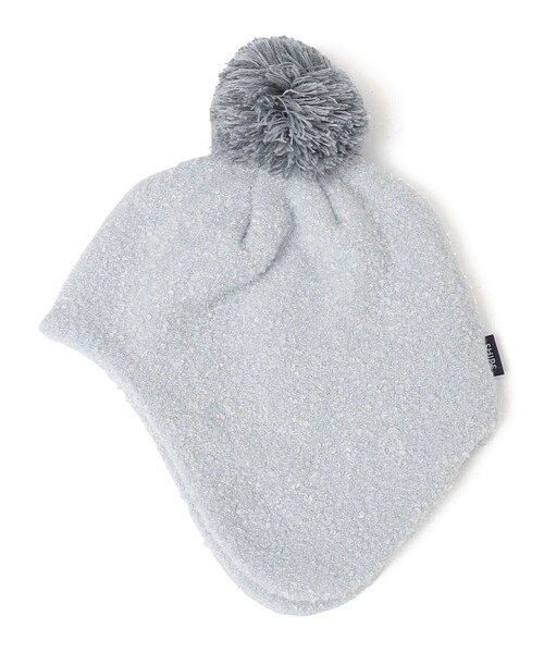 SHIPS(シップス)の「SHIPS KIDS:ベビー ふわもこ 無地 ニットキャップ(ニットキャップ/ビーニー・キッズ・ネイビー/シルバーグレー/ピンク/ベージュ/ピンク系その他/ベージュ系その他・ONE SIZE)」の2枚目の写真