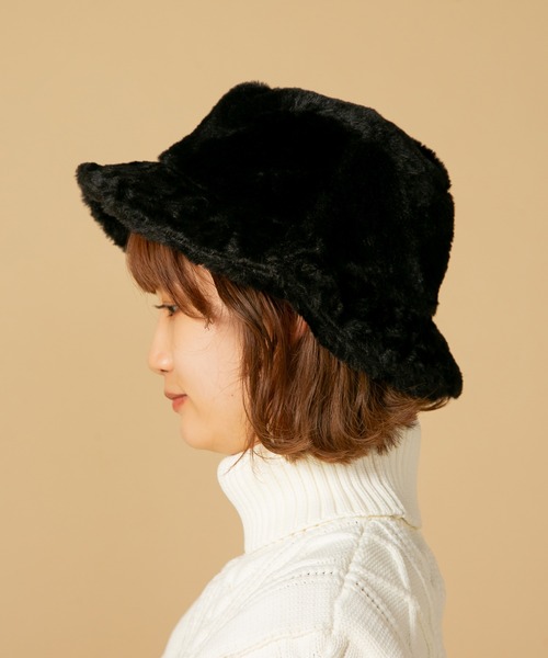fort point(フォーポイント)の「【C-FORT POINT/フォートポイント】 ファーバケットハット(ハット・レディース・アイボリー/ブラック/グレー・FREE)」の13枚目の写真